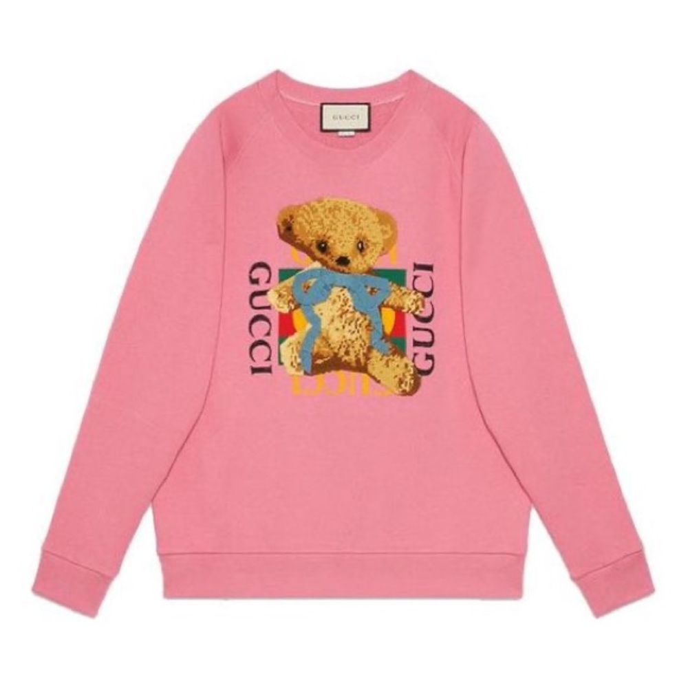 GUCCI Animal Print Round Neck Long Sleeve Sweater Oversized XXS NWT.